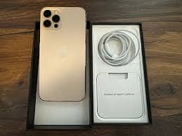 Iphone 12 Pro Max Gold PTA Approved LLA 128 GB 2