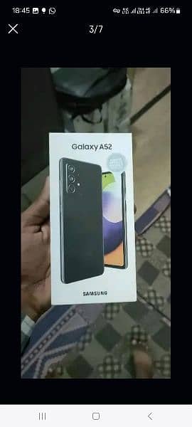 Samsung glaxey A52. . . 8/128 full box 1