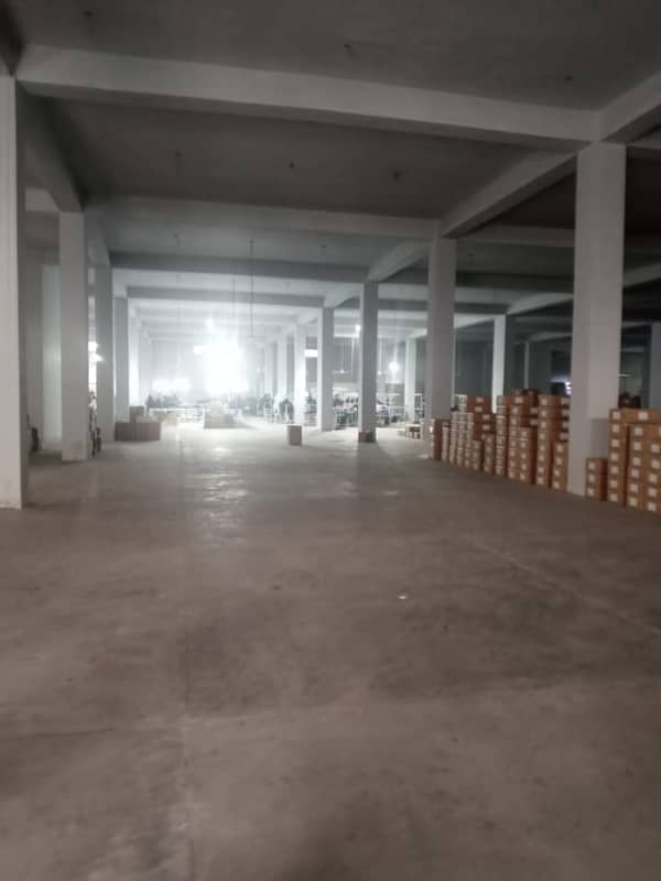 2 kanal warehouse for rent on raiwind road industrial estate good location with KVA load 5