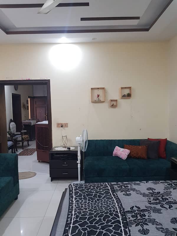 10 Marla very beautiful hot location floor upper portion for rent available near park commercial masjid in Shadab Colony Ferozepur Road Lahore 0