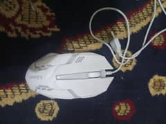 Two mouse for sale Gaming mouse black and white.