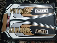 Yamaha 1987 model genuine stickers and metal plates