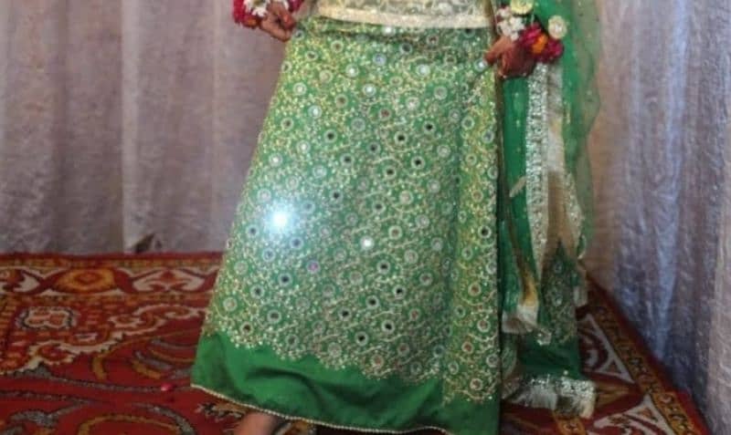 Mirror work lehnga available for sale and rent price is different 3