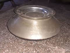 biryani pateela with lid and one cooking spoon