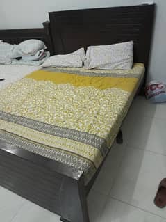 Almost new very good condition wooden bed for sale