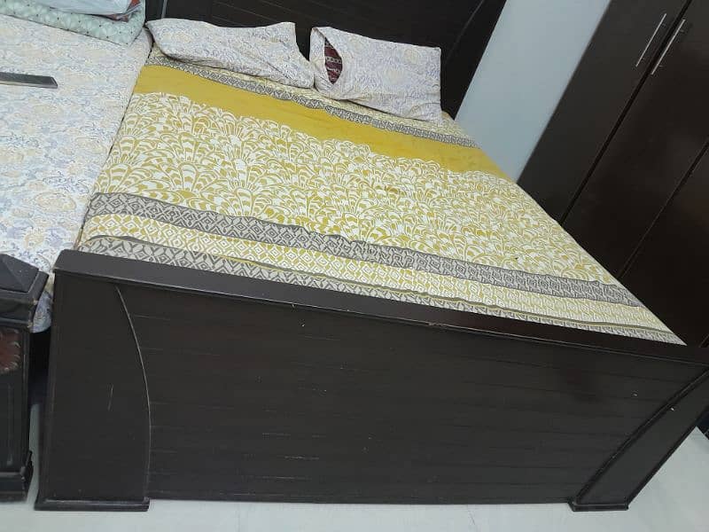 Almost new very good condition wooden bed for sale 1