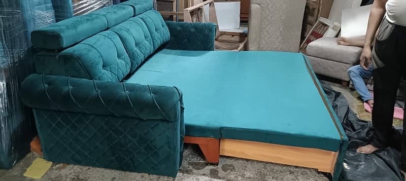 one month used 10/10 condition sofa come bed sale delivery available 3