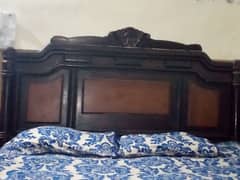 Wooden bed