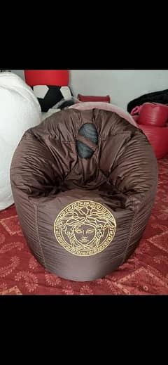 LOGO BEAN BAG SOFAS ADULT SIZE / sofa cum bed / Puffy sofas