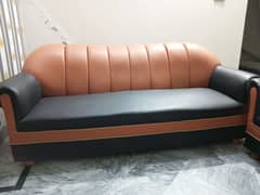 5 seater leather sofa set