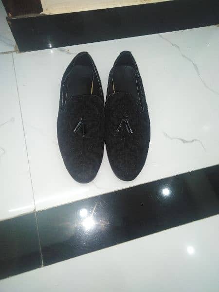 Black Sherwani , Qula with shoes. 9