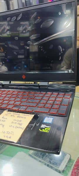 hp omen I 5 8th 8300h 16gb 512 1050ti 4gb 8