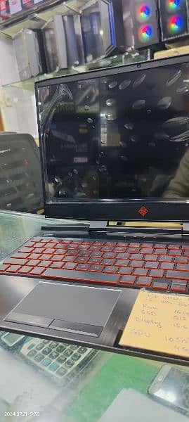 hp omen I 5 8th 8300h 16gb 512 1050ti 4gb 9