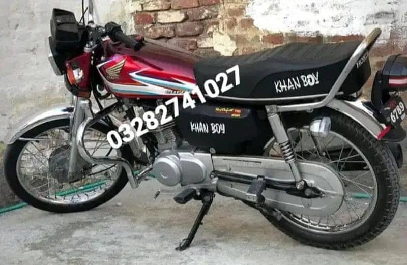 Honda CG125 Bike Model 2016 For Sale (Call Number 03282741027) 0