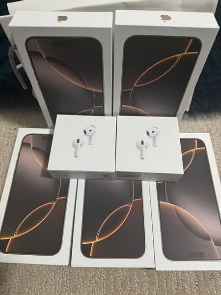 iPhone 16 pro max 256gb desert titanium & also 512 gb available canada 0