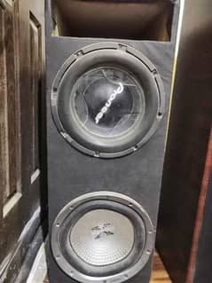 poineer and sony woofer