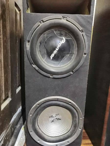 poineer and sony woofer 1