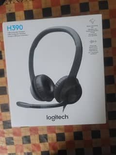 Brand New Logitech H390 Wired USB Headset with Noise-Cancelling Mic