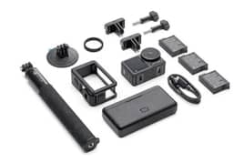 DJI Osmo Action 4 Adventure Combo with all items, 3 batteries