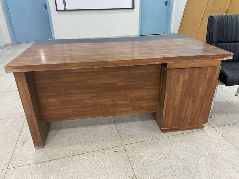 Solid Wood Used Table in Office 1