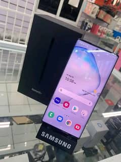 Samsung Note 10 plus/12/*256gb PTA approved 0340=3549=361 my WhatsApp