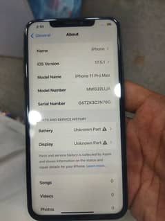 iphone 11 pro maxx non pta 64 gb all ok back glass brokan green colour