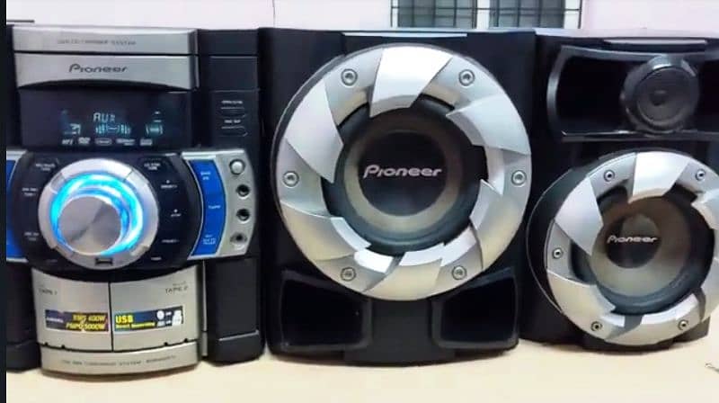 pioneer speaker sound system home theater woofer 1