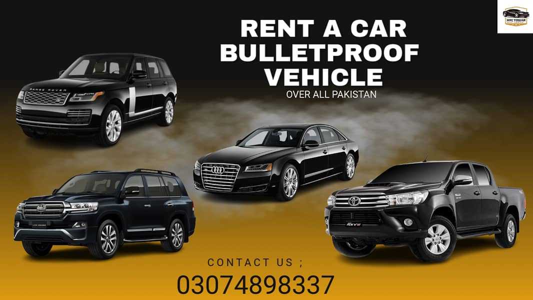 Bullet Proof Armored rent a Car In Multan Available All Vehicales 0