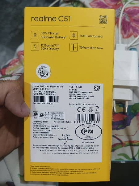 realme C51 complete box 7