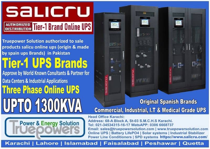 UPS Power Backup Bank ATM Machine / Data Centre Germany Technology AVR 2