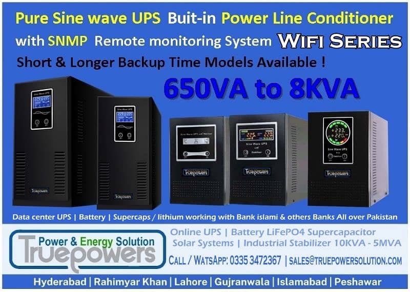 UPS Power Backup Bank ATM Machine / Data Centre Germany Technology AVR 8