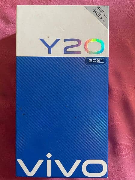 Vivo Y20 (4+64) + Box and Charger 10