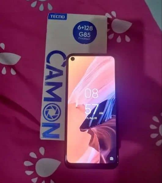 tecno camon 17 6/128 with box . . . . . screen change hy 1