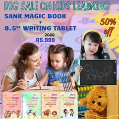 Writing Tablet & Sank Book Offer more Games or kids accesories Availab