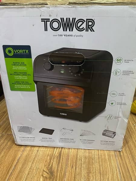 Tower Airfryer UK 12L for sale with all accessories 1