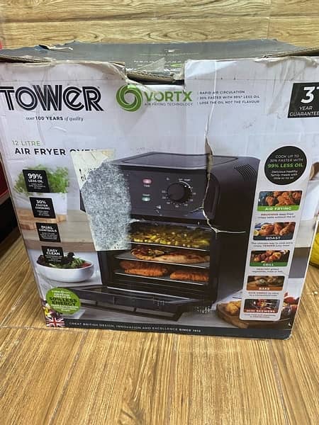 Tower Airfryer UK 12L for sale with all accessories 4