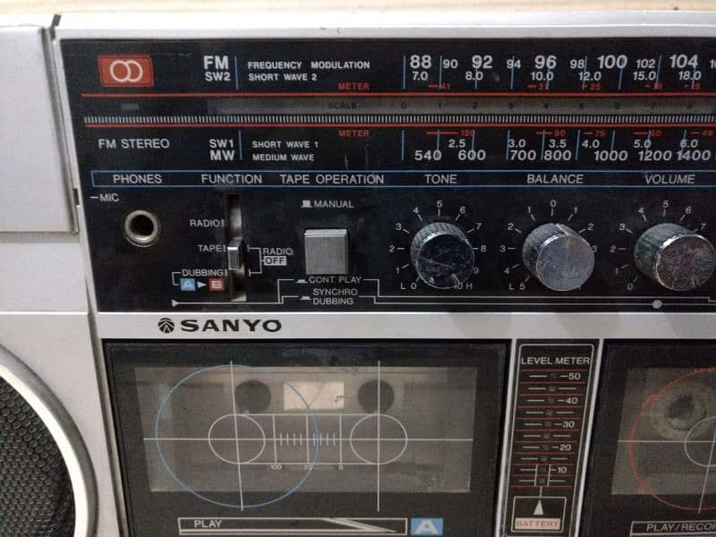 sanyo double cassette tape japani 5