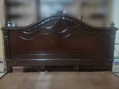 Double Wooden Bed