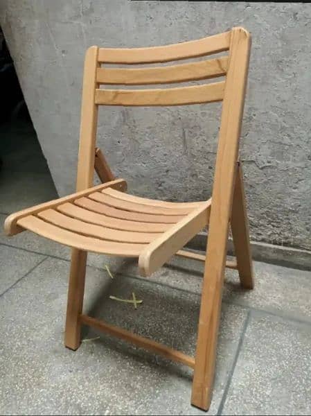 Foldable Wooden Beach Chair for ( Garden, Office, Living Room, ] 3