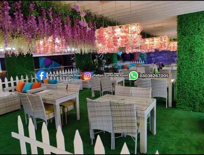 Outdoor chair set /Sofa set / restaurant Hotal cafe /Rattan Furniture 2