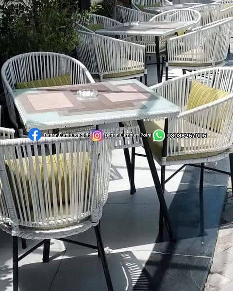 Outdoor chair set /Sofa set / restaurant Hotal cafe /Rattan Furniture 8