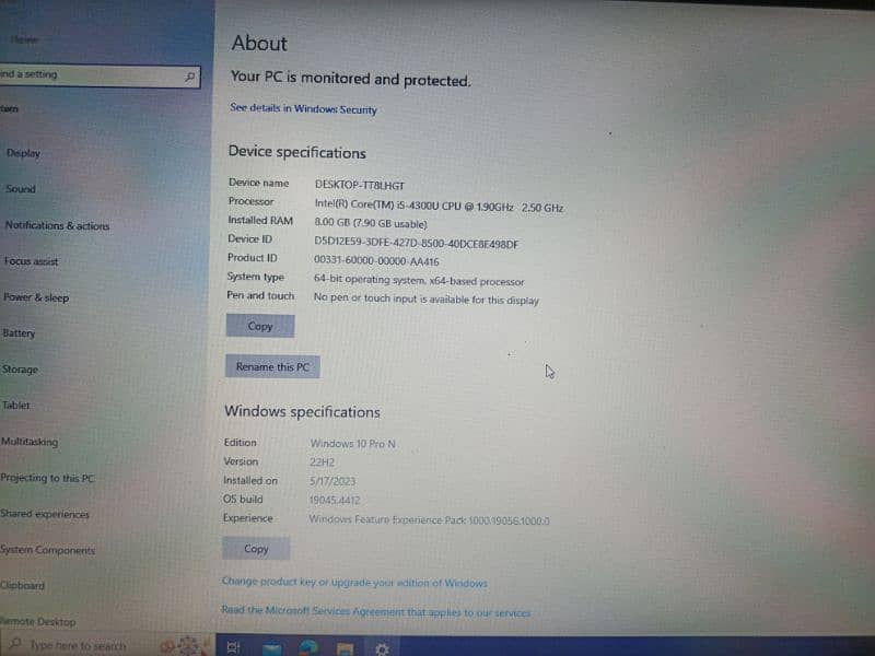 Urgent Seller: HP Elite Book Core i5-4300U 4