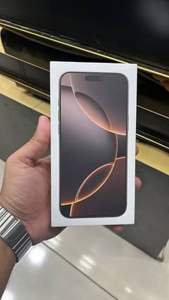 iphone 16 pro Max 256GB Desert Taitanium TRA Model 0