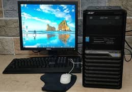 Acer PC Core i3 4Gen 8gb RAM 128ssd