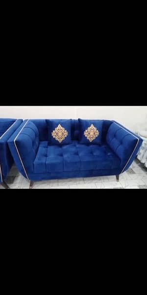 Sofa nela with tables six setter urgent sale delivery possible 3