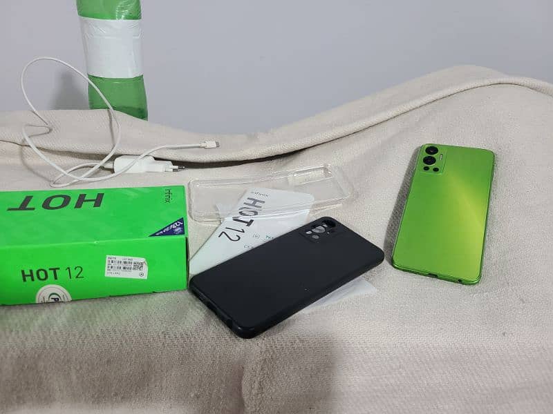 INFINIX HOT 12 ,4+3 128GB Full BOX  not open Exchange Any Mobile 7