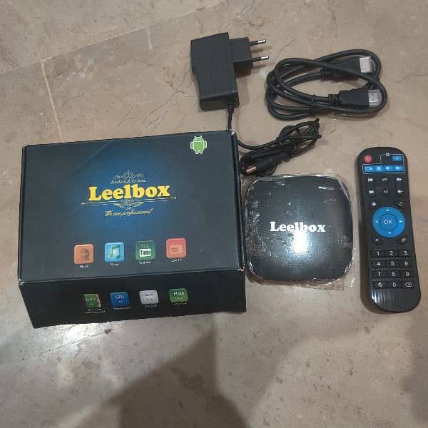 FRESH IMPORT FROM USA LEEL ANDROID SMART TV BOX ORIGINAL ETISALAT 1