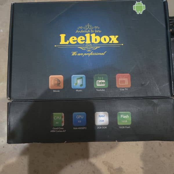 FRESH IMPORT FROM USA LEEL ANDROID SMART TV BOX ORIGINAL ETISALAT 2