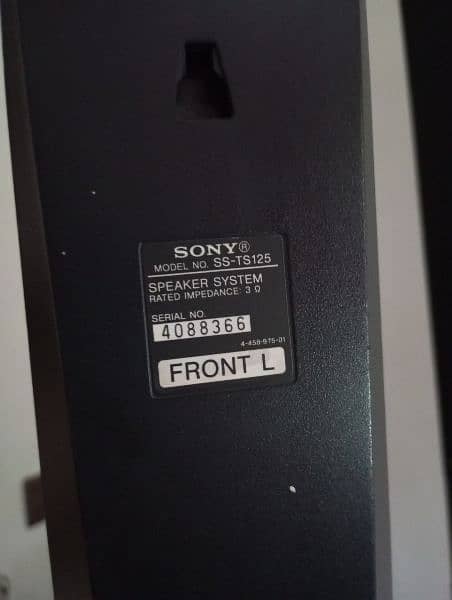 Sony DZ650 model 2tower speakers 6