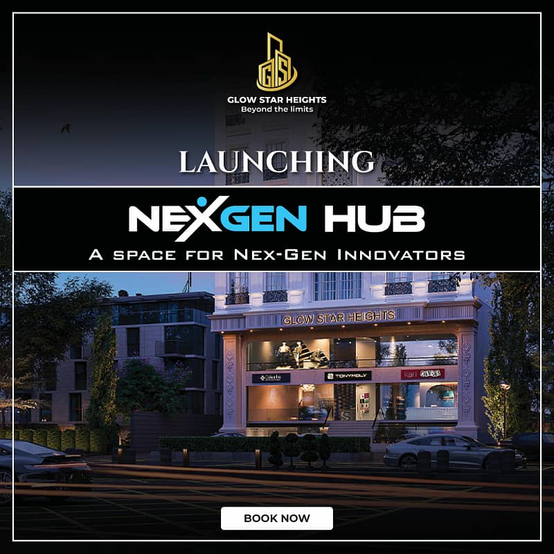 Invest 24lac and get monthly 14k return in NEXTGEN HUB on very prime location 3